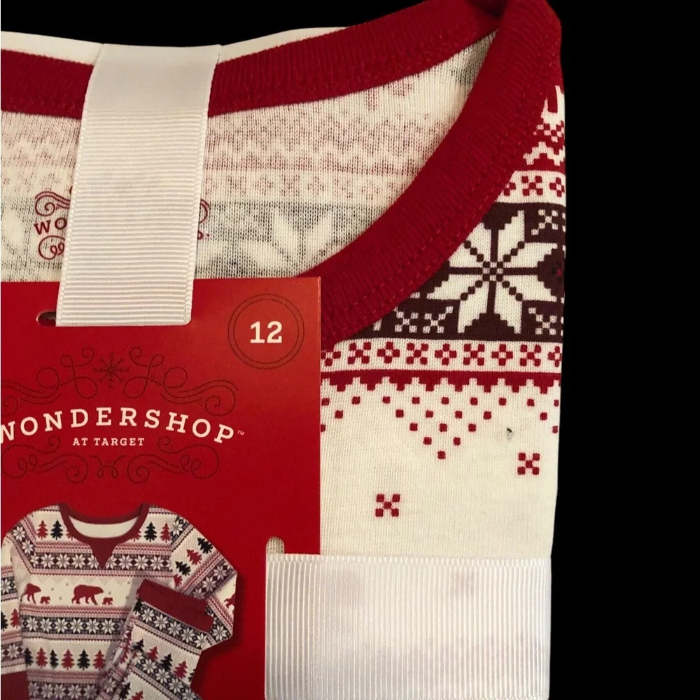 Wondershop Kids‎ Christmas Fair Isle Pajamas Unisex Size 12 🎄🎄